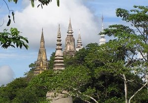 Phnom Oudong  old royal palace